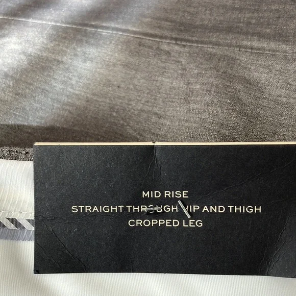 New! Lightweight BR Avery Silk/Rayon Cropped Pants size 12 - Picture 6 of 7